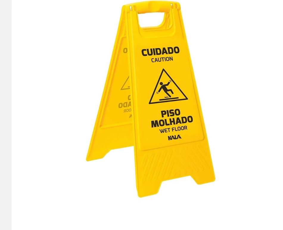 CAVALETE PLÁSTICO PARA SINALIZAÇÃO