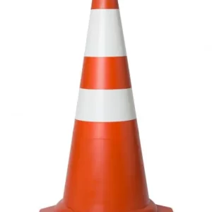 Cone Laranja de Plástico rígido 75cm